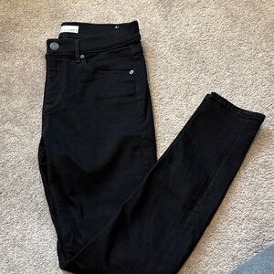 LOFT Black Skinny High-Rise Jeans for Women